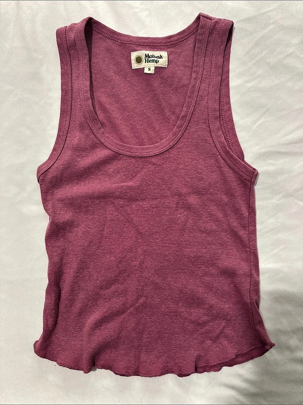 Mollusk Surf Hemp Tank Top in Pink Size Small
